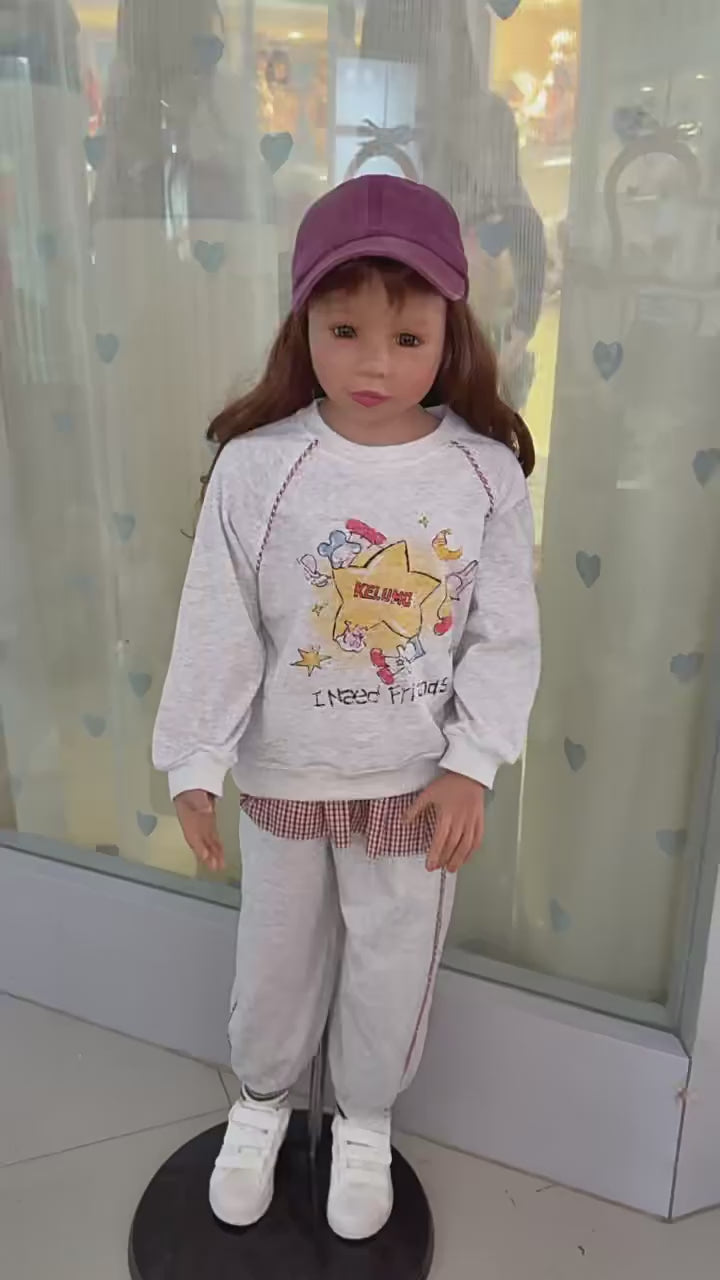 120 cm große BJD-Gelenkpuppe für 5–6-jährige Mädchen