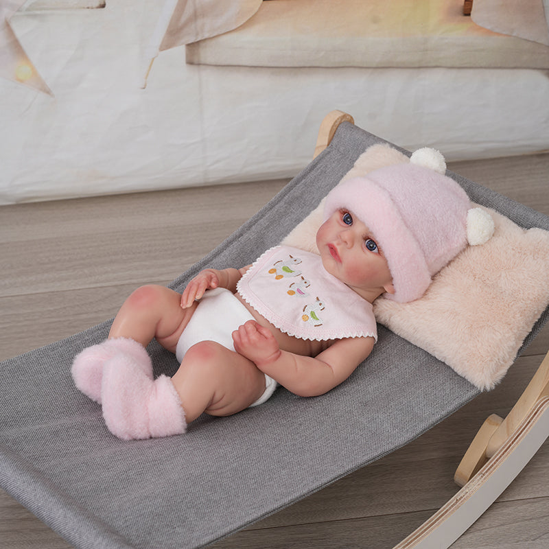 16 inch/40cm Realistic Full Silicone Little Girl Reborn Baby Dolls - Reborn Doll Australia