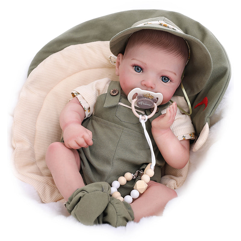 20-Inch/50cm Hard-Vinyl Reborn Baby Doll For Kids Presents - Reborn Doll Australia