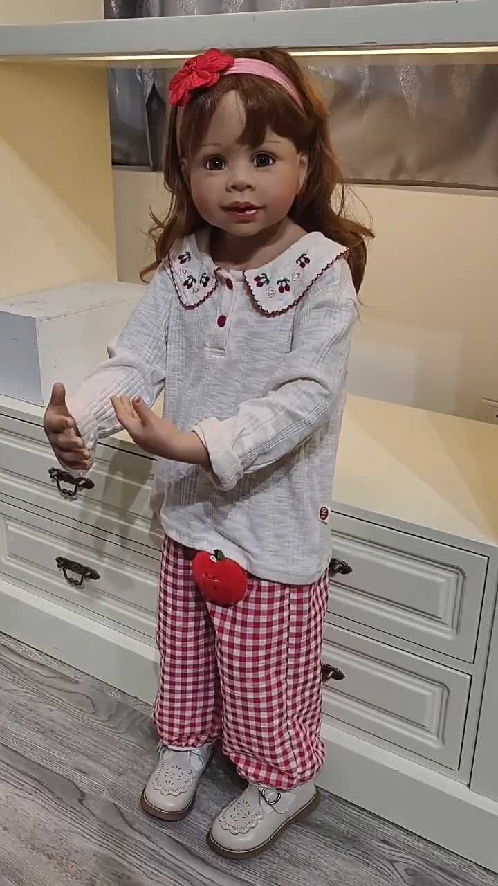 100 cm große 4-6-jährige Mädchenpuppe, naturgetreue Puppe, BJD-Gelenkpuppe