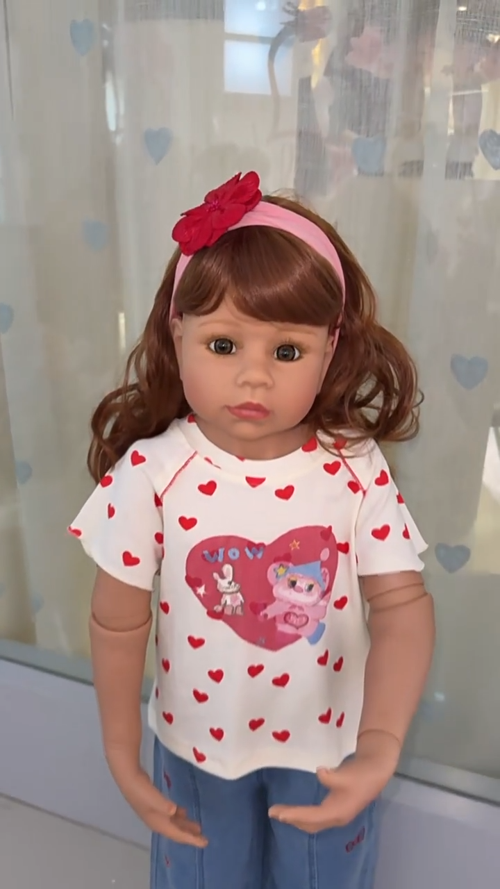100 cm große 4-6-jährige Mädchenpuppe, hochrealistische BJD-Gelenkpuppe